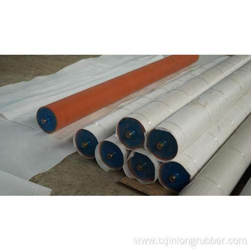 Rubber roller for die cutting machine